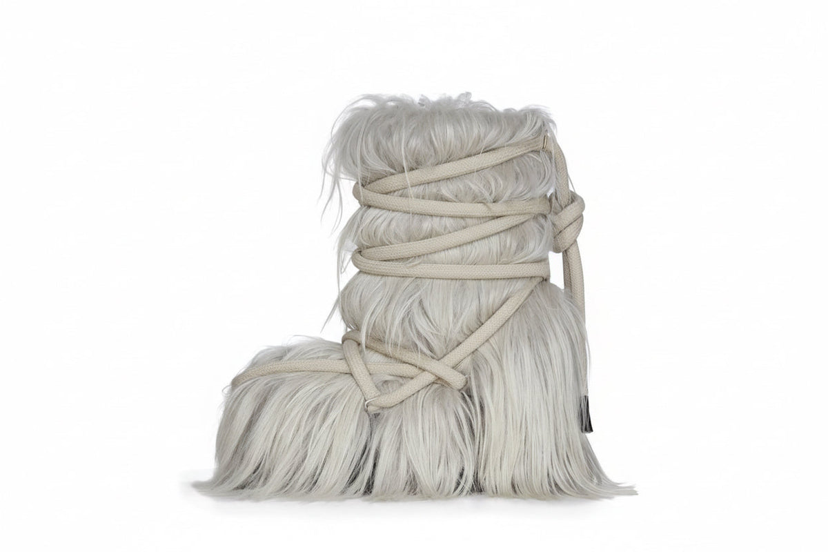 Rick Owens X Moncler Fur Boots
