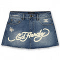Ed Hardy Women's Denim Skirt