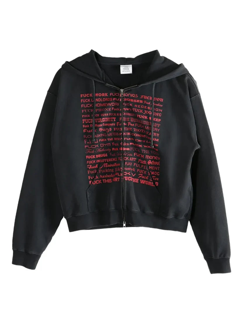 Vetements Zip Up