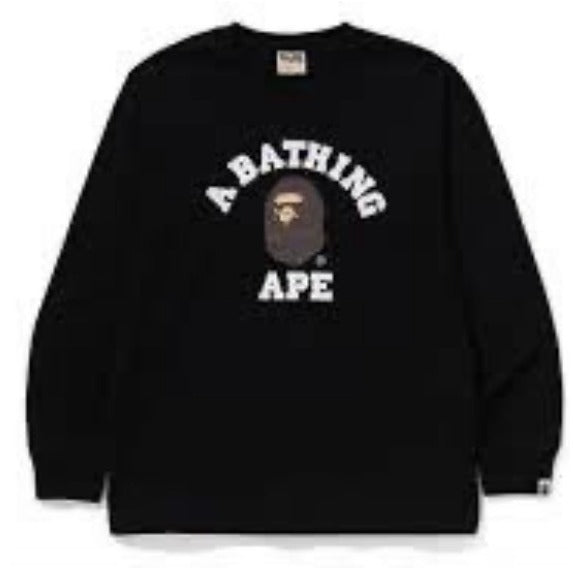 A Bathing Ape College Long-sleeve T-shirt
