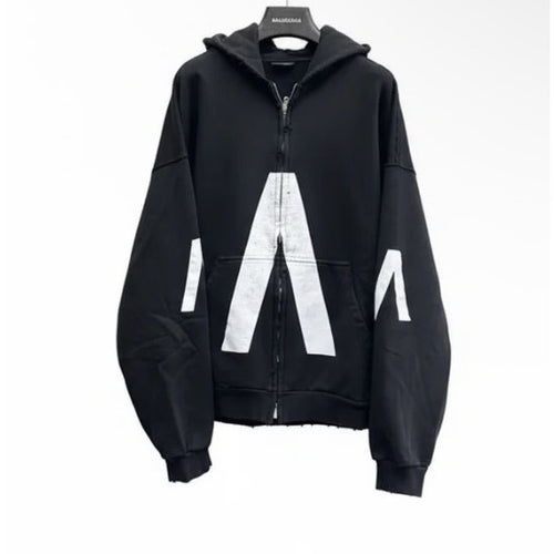 Balenciaga Archive Zip Up Hoodie