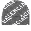Balenciaga Allover Logo Beanie