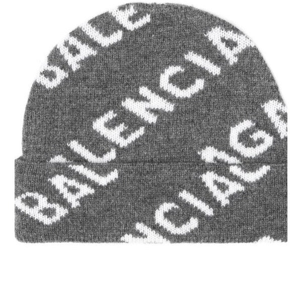 Balenciaga Allover Logo Beanie
