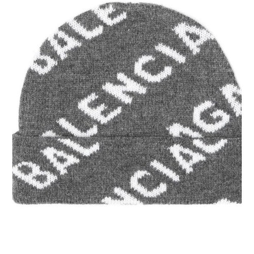 Balenciaga Allover Logo Beanie