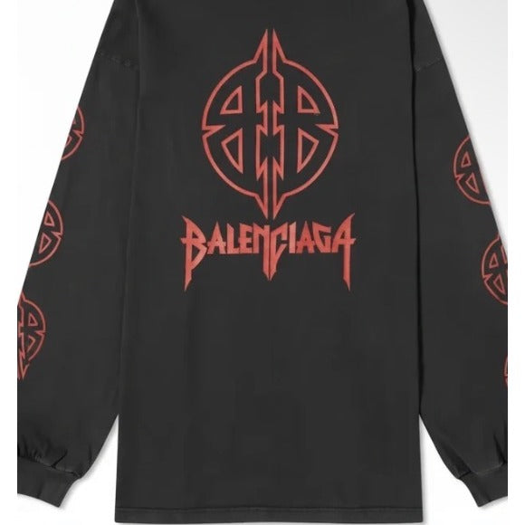 Balenciaga Metal Logo Long Sleeve