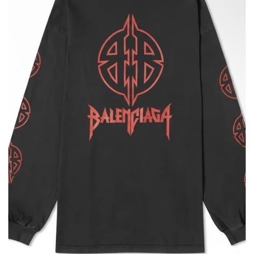 Balenciaga Metal Logo Long Sleeve