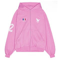 Balenciaga Warhorse Polo Distressed Zip-up Hoodie