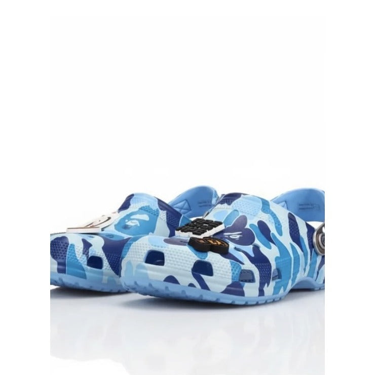 BAPE x Crocs Classic Clog (Blue Camo)