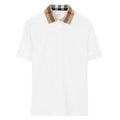 Burberry Checked Cotton Polo Shirt