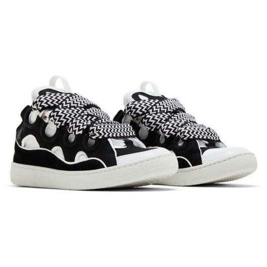 Lanvin Curb Sneakers Black White